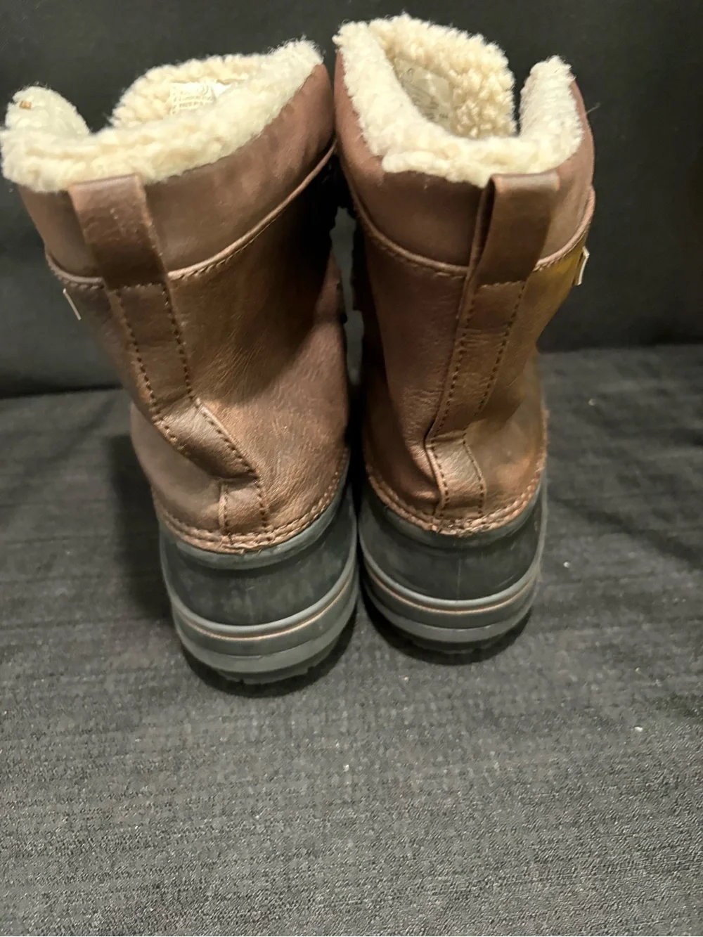London Fog Boys Cheshire Snow Boots Brown Size 3